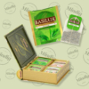 Kép 3/3 - Basilur Tea Book Bouquet filteres zöld tea válogatás (4 ízben) - fém díszdobozban