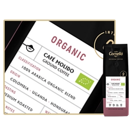 Cafés Cornella Organic őrölt kávé 250gramm