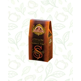 Basilur Tea Orange Pekoe 100g gyümölcsös szálas fekete tea - elegáns papírdobozban