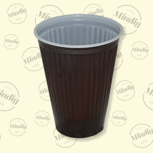 Műanyag pohár 150ml barna 100 db/csík (db ár)