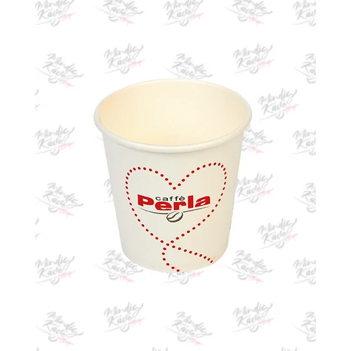 Papír pohár 100 ml Caffé Perla fehér 50db/csík (db ár)