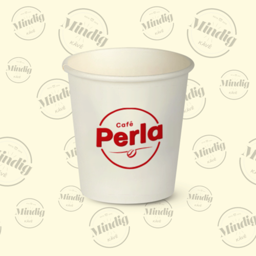 Papír pohár 100 ml Café Perla fehér 50 db/csík (db ár)