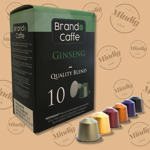 Ginseng ízesítűsű kávé Nespresso kompatibilis kapszula 10db/doboz