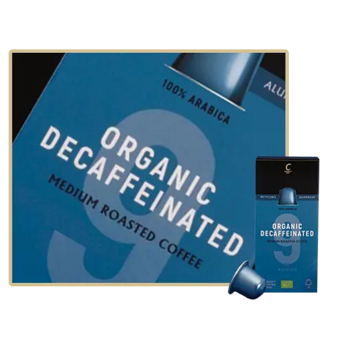 Cafés Cornella Organic Decaf Koffeinmentes Nespresso kompatibilis kapszula 10db/doboz