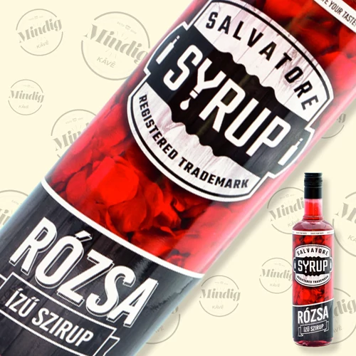 Salvatore Syrup rózsa ízű szirup 0,7liter