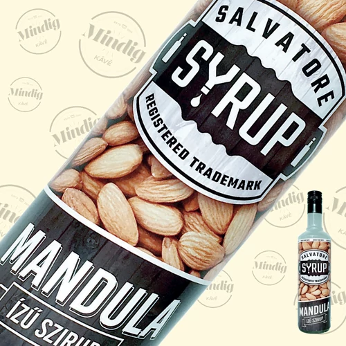 Salvatore Syrup mandula ízű szirup 0,7liter