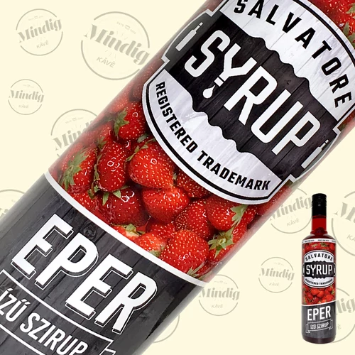 Salvatore Syrup eper ízű szirup 0,7liter