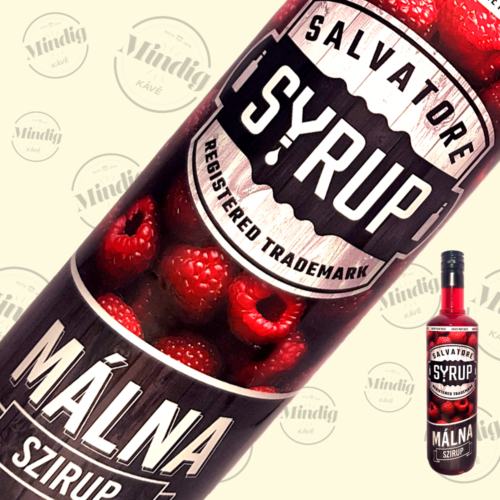 Salvatore Syrup málna ízű szirup 0,7liter