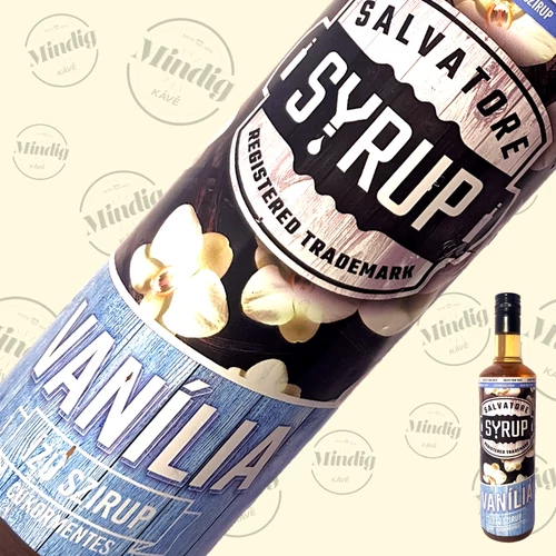 Salvatore Syrup cukormentes vanília ízű szirup 0,7liter