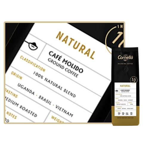 Cafés Cornella Natural őrölt kávé 250gramm