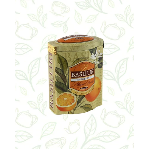 Basilur Tea Magic Fruits Tangerine 100g gyümölcsös szálas fekete tea - fém díszdobozban