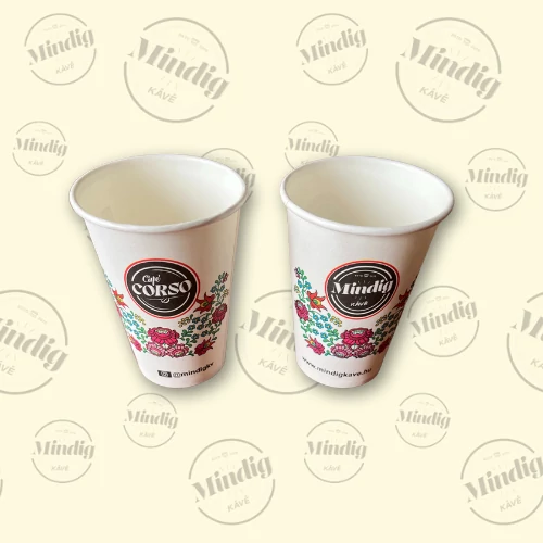 Papír pohár 180 ml Népművészeti mintás 50db/csík (db ár)